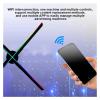 52cm 3D Advertising Hologram Fan, LED Holographic Machine, Video Projector, WiFi APP Remote Control For Shopping Mall For Halloween,Christmas view 4