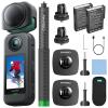 AKASO 360 Weatherproof 360 Action Camera - 5.7K 360 Video with 1/2" 48MP Sensors, 72MP 360 Photo, 360-SuperSmooth, Invisible Selfie Stick, 360 Horizon Lock, AI Tracking Snow Adventure Combo view 1