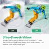 AKASO 360 Weatherproof 360 Action Camera - 5.7K 360 Video with 1/2" 48MP Sensors, 72MP 360 Photo, 360-SuperSmooth, Invisible Selfie Stick, 360 Horizon Lock, AI Tracking Snow Adventure Combo view 3