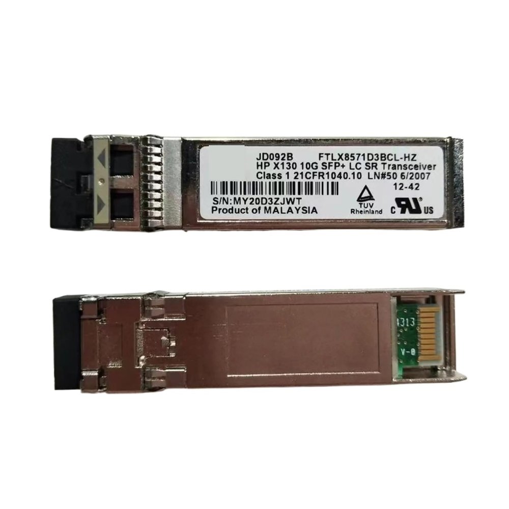 1pc Sfp 850NM SR 10GB Fiber Module JD092B X130 10G SFP+ LC SR 300M Transceiver/AFBR-703SDZ-HP8 PLRXPL-SCS43-HP FTLX8571D3BCL-HZ