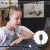 CNSZSLZ USB C Headphones Bulk 20 Pack for Classroom School Kids,USB Type C Headphones Class Set Compatible with Pad Smartphones Black (B) view 2