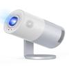 Mini Projector Portable,410 ANSI lumen Projector,Native 1080P Fully Sealed Optical Engine Support 4K ,Auto Focus,WiFi Bluetooth Projector for Home & Outdoor,Smart Screen Video Projector view 1