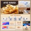Mini Projector Portable,410 ANSI lumen Projector,Native 1080P Fully Sealed Optical Engine Support 4K ,Auto Focus,WiFi Bluetooth Projector for Home & Outdoor,Smart Screen Video Projector view 2