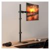 UBEERNVX Adjustable Long Arm Monitor Stand for 15.6-32 Inch Computer Monitor Height Extension Lifter Desktop VESA Mount view 2
