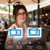 WINTOO Blue Light Glasses for Woman Men | 99% Blue Light Blocking Glasses | Computer Glassess | Gaming | TV Phone Screen Reader Square Frame | Anti Eyestrain & UV Glare,3 Pack view 2