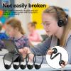 CNSZSLZ USB C Headphones Bulk 30 Pack for Classroom School Kids,USB Type C Headphones Class Set Compatible with Pad Smartphones (Black) view 3