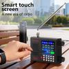 TEF6686 Portable Shortwave RadioAM FM SW LW Ultra High Sensitivity Full Band Radioswith 2.8-inch LCD Display and DSP ReceiverSuitable for Indoor, Outdoor, Travel, Camping,Climbing view 4