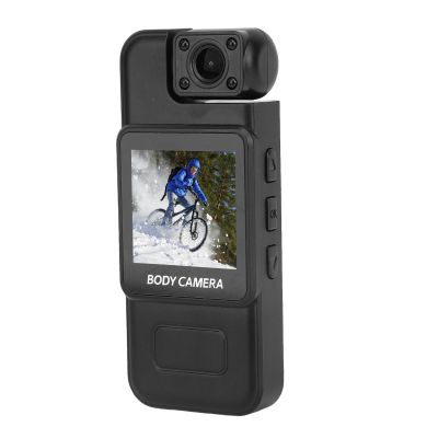 VBESTLIFE Body Worn Camera, 4K Portable Video Recorder with Wide Angle Lens and 6 Axis Gyroscope Stabilization, IP65 Water Proof for Law Enforcement