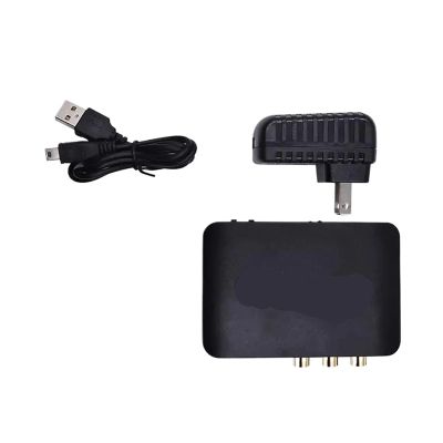 LINGQE HDMI to SVideo Converter to AV S-Video Vdieo Adapter Support 1080P/ 720P Compatible P>S#3 for DVD HD TV STB(EU Plug)