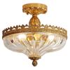 TBJEN French Retro Copper Ceiling lamp Simple Classical European Villa Bedroom Study Porch Hall Lighting view 1