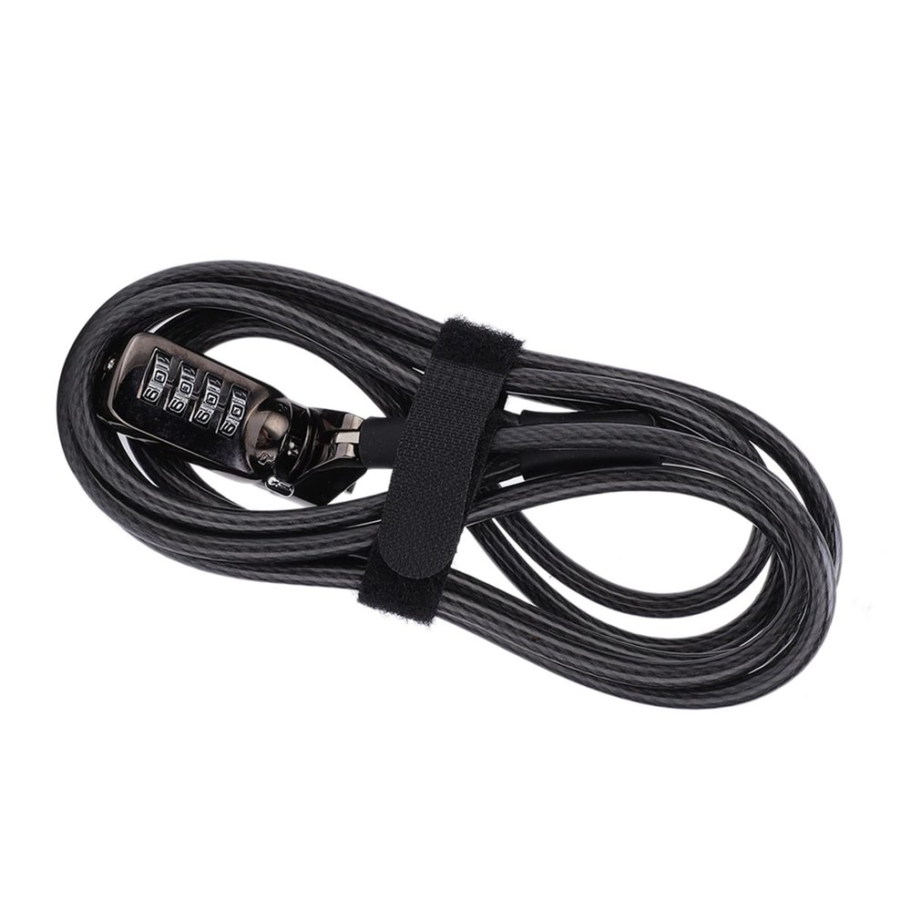 ZDETGU Digital Anti Theft Coded Combination Lock, for Laptop Computer, with Operation Easily, Suitable for Most Devices, Steel Cable Joint Design