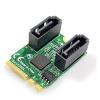 KEXIAO A+E to Double Port SATA3.0 Expansion Card ASM1061 WiFi for 2230 Adapter Card Module for PC Computer view 3