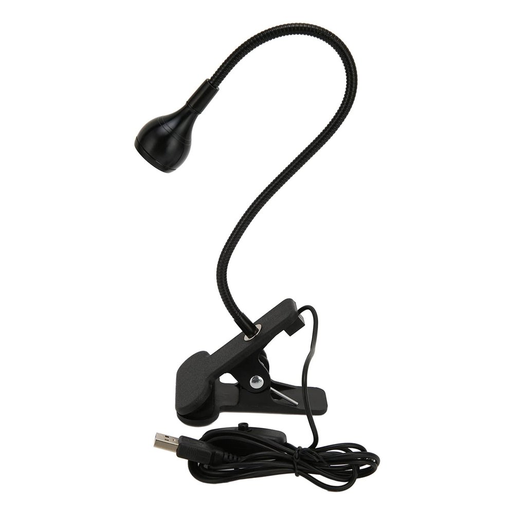Keenso LED Lamp Flexible Gooseneck USB Reading Light for Camping, Eye Protection, Warm Lighting for Work or Sleep