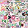 100PCS Girl's Black and White Stickers,Cool Travel Stickers,Waterproof Vinyl Stickers for Water Bottles,Laptop,Luggage,Teens Adults,Keyboards,Backpacks,Skateboards,Luggage,Water Bottles,Scrapbooks view 1