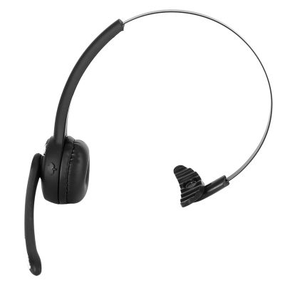 Keenso HD Telephone Headset Single Ear Wireless Business Headphone with Adjustable Mic for Customer Service Handsfree Call Center Black