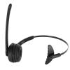 Keenso HD Telephone Headset Single Ear Wireless Business Headphone with Adjustable Mic for Customer Service Handsfree Call Center Black view 4