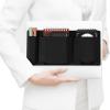 3-Pocket Adhesive Pouch for Laptop Mouse Holder for Laptop Stick on Portable Drive Sleeve Reusable Mouse Headset Storage Bag for SSD HDD USB Drive Cables Computer Accessories view 1