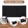 3-Pocket Adhesive Pouch for Laptop Mouse Holder for Laptop Stick on Portable Drive Sleeve Reusable Mouse Headset Storage Bag for SSD HDD USB Drive Cables Computer Accessories view 3