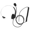 Keenso Home Telephone Earphone Crystal Connector Headset with Flexible Cable for Home Use Office Workers - Black view 4