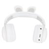 BAFOVY Rabbit Headphones Foldable Over Ear Headset with LED Light Adjustable Headband 12H Playtime for Kids Girls Boys Age 3+ (White) view 1
