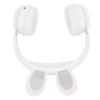 BAFOVY Rabbit Headphones Foldable Over Ear Headset with LED Light Adjustable Headband 12H Playtime for Kids Girls Boys Age 3+ (White) view 2