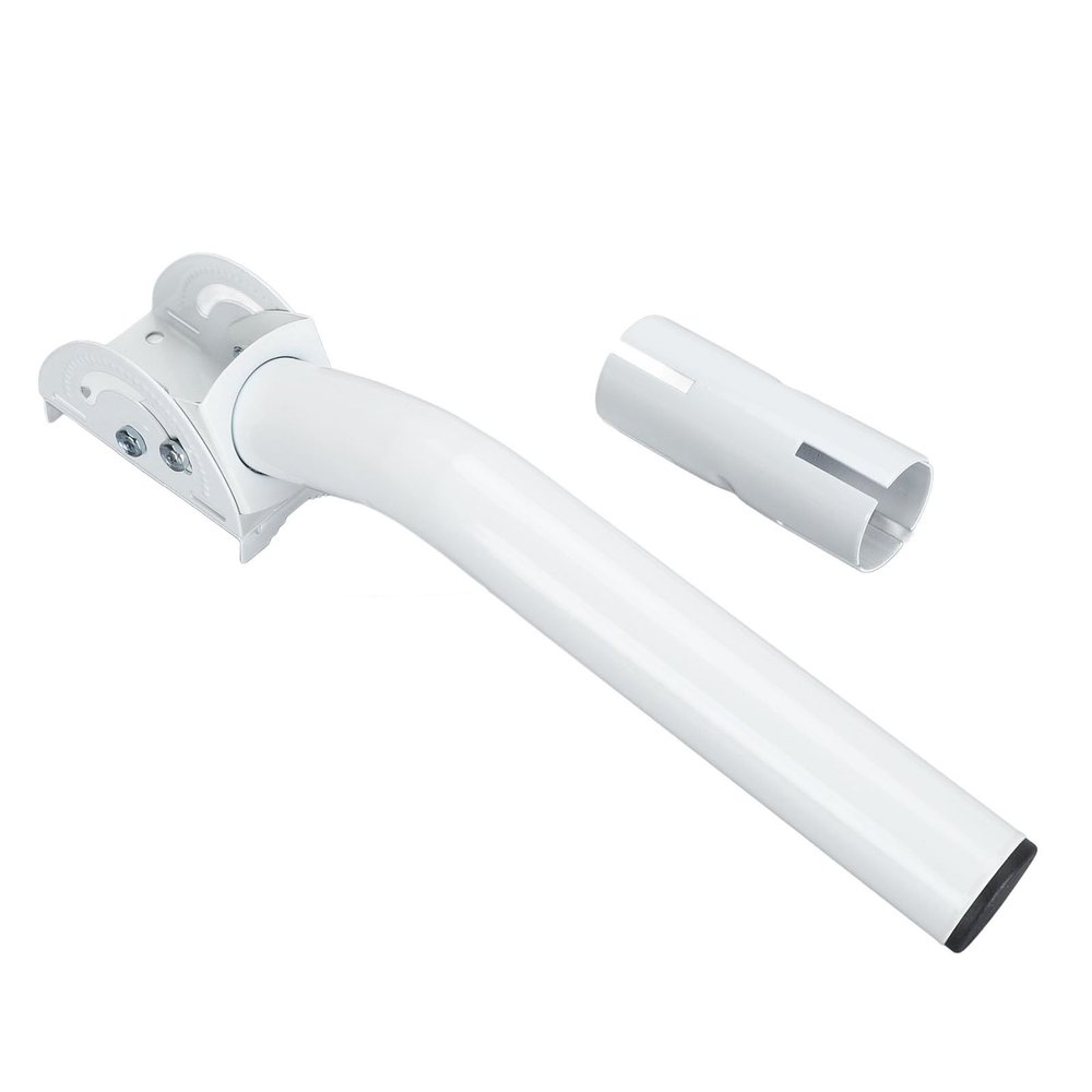 Keenso Windproof Satellite Internet Pole Mount for V2 Rectangular Dish, Durable Stainless Steel, Wide Range of Wall Compatibility