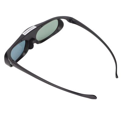 Keenso High Definition 3D Glasses 1080P LCD Optesthesia Movie Viewing Eyewear for DLP Projectors (Black)