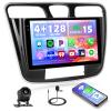 4+128G Hikity for Chrysler 200 200C 2011 2012 2013 2014 Android Car Stereo, 9Incell Touchscreen Radio CarPlay, Android Auto, Bluetooth, GPS Navigation, WiFi, FM, RDS + AHD Backup Camera view 1