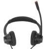 Keenso Comfortable Binaural RJ9 Office Phone Headset with Speaker Volume Adjustment for Easy Use in Call Centers, Black view 1