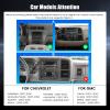 [4+128G] Hikity Android Car Stereo for Chevrolet Silverado/GMC Sierra/GMC Yukon 2007-2014, 10Incell Touchscreen Radio CarPlay/Android Auto/Bluetooth/GPS Navigation/WiFi/FM/RDS/AHD Backup Camera view 3
