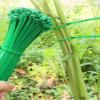 100 Pcs Nylon Zip Ties, UV Resistant Self Locking Zip Tie Heavy Duty Plant Ties Cable Tie for Christmas Garden Plants Fence Holiday Lights Green S view 2