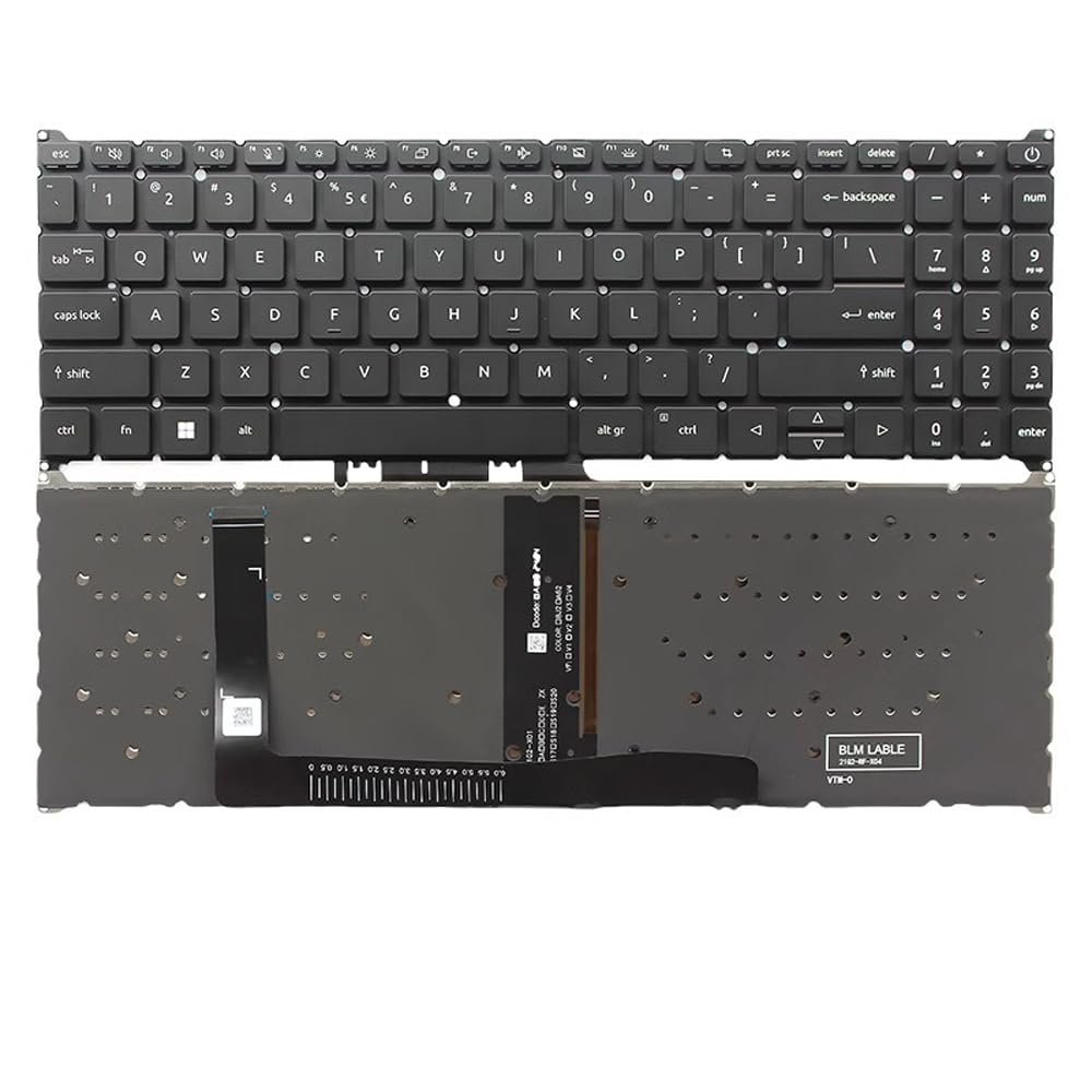 Backlit Keyboard for ACER Nitro V 15 AI ANV15-41-R2Y3 NH.QPEAA.002 English US Black New Compatible Laptop