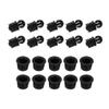 Estink 10 Pairs Speaker Net Cover, Frame Snap Fastener Fixing Buckle Clips Fasteners Decorative Rubber Plastic Clips with Size for Small Speakers Installation view 1