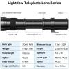 Compatible for Canon T-Mount 420-800mm F8.3 Manual Zoom Super Telephoto Lens for Full Frame(A9,for EF-S) view 3
