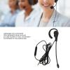 Ejoyous USB Headset with Mic, Single Ear Wired Work Headphone with Noise Cancelling Microphones, Light Monaural Earpiece Headset for Phone Computer Call Center Office (3.5mm) view 2