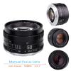 Compatible for Canon EF Mount 50mm F1.7 Full Frame Manual Focus Prime Lens(F) view 3