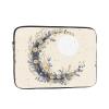 12 inch Portable Laptop Bag - Moon Flower Pattern Printing Shockproof Laptop Inner Pocket for Business, Travel, School, Office view 1