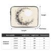 12 inch Portable Laptop Bag - Moon Flower Pattern Printing Shockproof Laptop Inner Pocket for Business, Travel, School, Office view 4