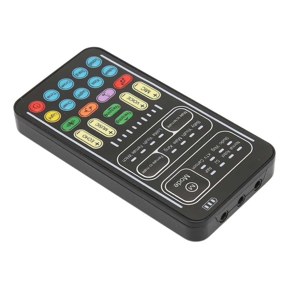 Drfeify Voice Changer PC 450mah 5V Multifunctional Sound Changer, 8 Sound Effects, for Online Games and Entertainment (I9 English Edition)
