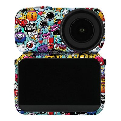 Personalized Decrative Protective Sticker for DJI Osmo Nano Camera Waterproof UV-Resistant Scratch-Proof Anti-Shock Wear-Resistant Skin Cover PVC Film Accessories (06 Exotic Element)