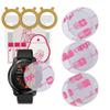 apgo 6x Ultra-Clear Hybrid protective glass compatible with Mobvoi TicWatch Pro 3 Ultra GPS, flexible nano glass, great replacement for tempered glass, scratch-resistant, full glue view 2