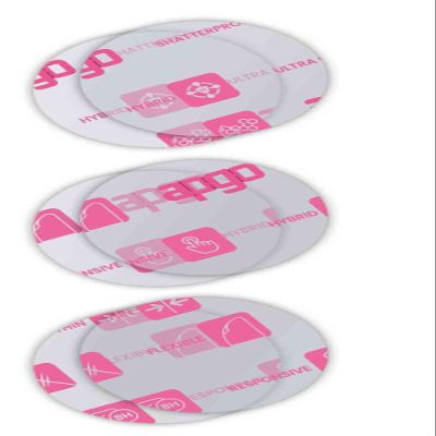 apgo 6x Ultra-Clear Hybrid protective glass compatible with Tag Heuer Connected 45mm, flexible nano glass, great replacement for tempered glass, scratch-resistant, full glue