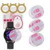 apgo 6x Ultra-Clear Hybrid protective glass compatible with Guess Connect Touch C1002M1, flexible nano glass, great replacement for tempered glass, scratch-resistant, full glue view 2