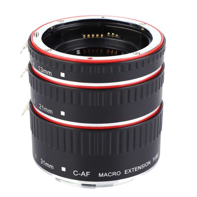 KIMISS Auto Focus Macro Extension Lens Adapter Set for Ef S Lenses 13Mm 21Mm 31Mm