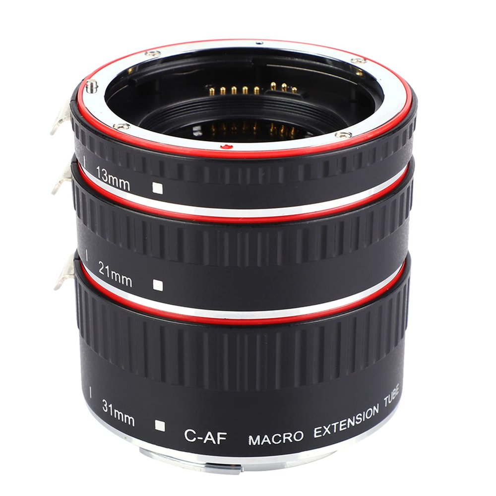 KIMISS Auto Focus Macro Extension Lens Adapter Set for Ef S Lenses 13Mm 21Mm 31Mm