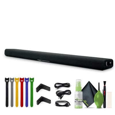 Yamaha SR-B30A 120W 2.1-Channel Sound Bar with Built-in Subwoofers + Cleaning kit + Reusable Fastener Straps