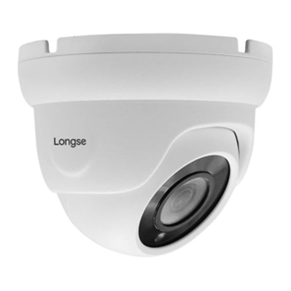 LIRDBATHC200ESL-W 2MP 4-in-1 HD Dome Camera with 3.6mm Fixed Lens 20m IR Night Vision IP66 Outdoor CCTV Surveillance System