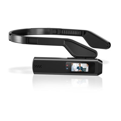 VBESTLIFE 2.7K FPV Head Mounted Camera, Handfree Wearable Vlog Video Camera, 26g Lightweight, 120Min, WiFi App Control, for Walking Travel Cycling (with 128G Memory Card)