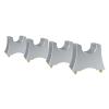 4pcs/Set Metal Foot Nails Cable Tray Stand Feet Power Cable Bracket Clamp Clip Stand Accessories view 3
