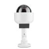 BONKZEBU Dummy Security Camera Fake CCTV Dome Shape Solar Powered with Flashing LED Light Surveillance Camera for Home Warehouse Indoor Outdoor Use White view 1